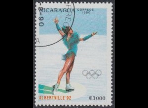 Nicaragua Mi.Nr. 3010 Olympia 1992 Albertville, Eiskunstlauf (3000)
