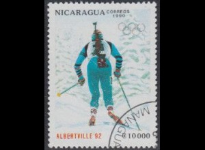 Nicaragua Mi.Nr. 3012 Olympia 1992 Albertville, Biathlon (10000)