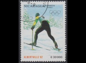 Nicaragua Mi.Nr. 3013 Olympia 1992 Albertville, Skilanglauf (30000)