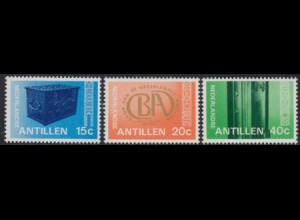 Niederl.Antillen Mi.Nr. 352-54 150J. Bank der Niederl. Antillen (3 Werte)