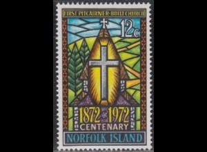Norfolk-Insel Mi.Nr. 131 Glasfenster aus All Saints Church Norfolk-Insel (12)