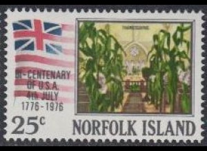 Norfolk-Insel Mi.Nr. 178 200J.USA-Unabhängigkeit, Erntedankfest (25)