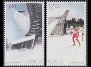 Norwegen Mi.Nr. 1746-47 Nordische Ski-WM Oslo (2 Werte)