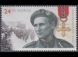Norwegen MiNr. 1970 Gunnar Sonsteby, Widerstandskämpfer,deutsche Truppen (24,00)