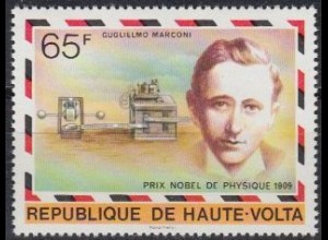 Obervolta Mi.Nr. 685 Nobelpreisträger, G. Marconi, Physik (65)