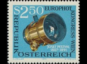 Österreich Mi.Nr. 1428 Europhotkongreß, Objektiv (2,50)