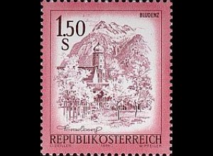 Österreich Mi.Nr. 1439 Freim. Schönes Öst. Bludenz (1,50)