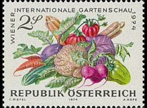 Österreich Mi.Nr. 1444 Int. Gartenschau Wien Gemüse (2)