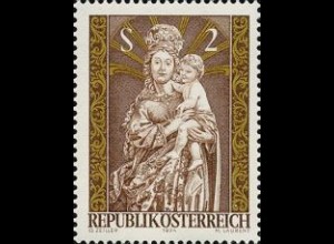 Österreich Mi.Nr. 1472 Weihnachten 1974, Maria mit Kind (2)