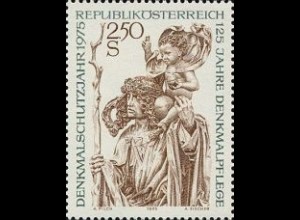 Österreich Mi.Nr. 1474 Europ. Denkmalschutzjahr, Hl.Christophours (2,50)