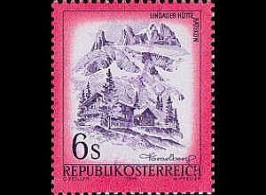 Österreich Mi.Nr. 1477 Freim. Schönes Öst. Lindauer Hütte (6)