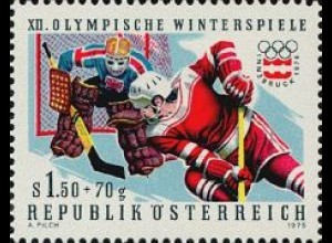 Österreich Mi.Nr. 1480 Olymp. Winterspiele, Eishockey (1,50S+70g)