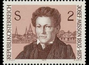 Österreich Mi.Nr. 1489 Josef Misson, Mundart Dichter (2)