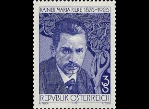 Österreich Mi.Nr. 1539 Rainer Maria Rilke, Dichter (3)