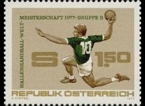 Österreich Mi.Nr. 1542 Hallenhandball WM, Sprungwurf (1,50)