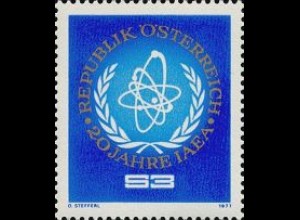 Österreich Mi.Nr. 1548 Int. Atombehörde, IAEA Emblem (3)