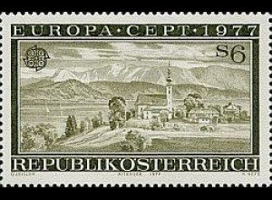 Österreich Mi.Nr. 1553 Europa 1977, Attersee (6)