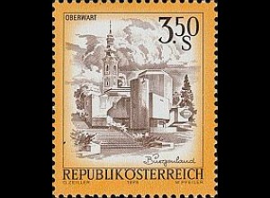 Österreich Mi.Nr. 1581 Freim. Schönes Öst. Osterkirche Oberwart (3,50)