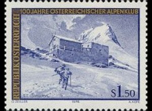 Österreich Mi.Nr. 1593 Öst. Alpenklub, Erzherzog-Johann-Hütte (1,50)