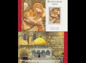Palästina Mi.Nr. 153-55 im MH 2000.Geb. Jesus Christus (mit je 1x153-55)