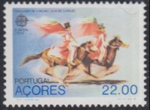 Portugal-Azoren Mi.Nr. 342 Europa 81, Folklore, Reiterspiele (22,00)
