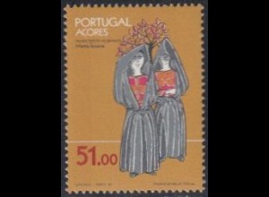 Portugal-Azoren Mi.Nr. 363 Kostüme, Frauen mit Kutte von Terciera (51,00)