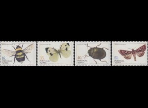Portugal-Azoren Mi.Nr. 365-68A Insekten (4 Werte)