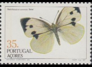 Portugal-Azoren Mi.Nr. 366A Insekten. Schmetterling (35)