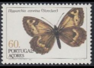 Portugal-Azoren Mi.Nr. 372A Insekten, Schmetterling (60)