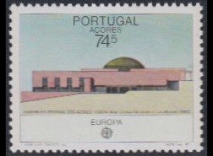 Portugal-Azoren Mi.Nr. 383 Europa 87, Mod.Architektur,Regionalversammlung (74,5)