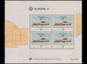 Portugal-Azoren Mi.Nr. Block 8 Europa 87, Mod.Architektur,Regionalversammlung