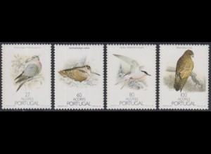 Portugal-Azoren Mi.Nr. 391-94A Endemische Vögel (4 Werte)