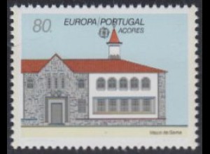 Portugal-Azoren Mi.Nr. 409 Europa 90, Postalische Einrichtungen, Postamt (80)