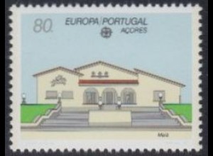 Portugal-Azoren Mi.Nr. 410 Europa 90, Postalische Einrichtungen, Postamt (80)