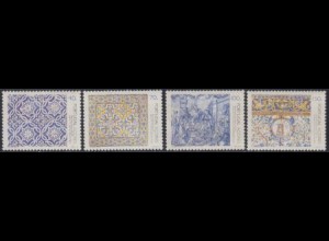 Portugal-Azoren Mi.Nr. 442-45A Azulejos (4 Werte)