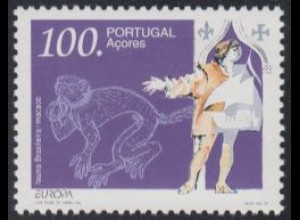 Portugal-Azoren Mi.Nr. 446 Europa 94, Entdeckungen und Erfindungen, Makak (100)