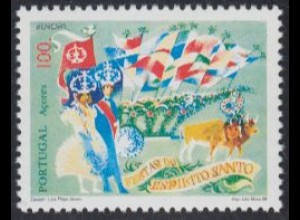 Portugal-Azoren Mi.Nr. 467 Europa 98, Nat.Feste u.Feiertage, Pfingsten (100)