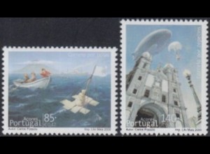 Portugal-Azoren Mi.Nr. 476-77 Bojen- und Zeppelinpost (2 Werte)