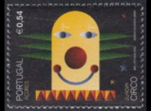 Portugal-Azoren Mi.Nr. 483A Europa 02, Zirkus, Clown (0,54)