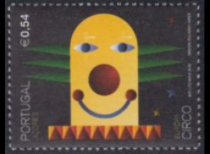 Portugal-Azoren Mi.Nr. 483C Europa 02, Zirkus, Clown (0,54)