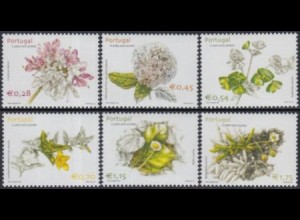Portugal-Azoren Mi.Nr. 484-89 Einheimische Pflanzen (6 Werte)