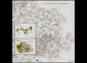 Portugal-Azoren Mi.Nr. Block 24 Einheimische Pflanzen