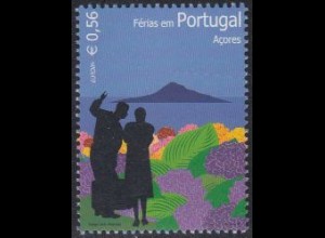 Portugal-Azoren Mi.Nr. 501 Europa 04, Ferien, Paar an Küste (0,56)
