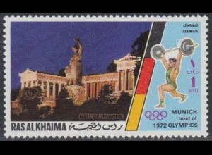 Ras al Khaima Mi.Nr. 725A Olympia 1972 München, Bavaria (1)