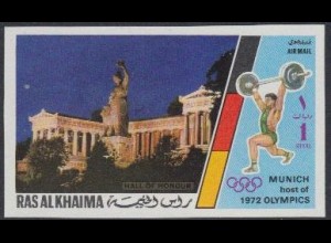 Ras al Khaima Mi.Nr. 725B Olympia 1972 München, Bavaria (1)