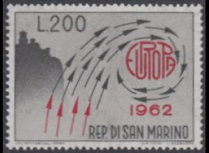 San Marino Mi.Nr. 749 Europa 62, EUROPA mit Pfeilen (200)