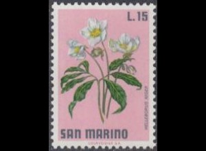 San Marino Mi.Nr. 990 Blumen, Christrose (15)