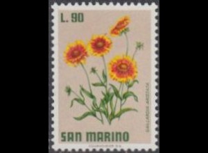 San Marino Mi.Nr. 992 Blumen, Kokardenblume (90)