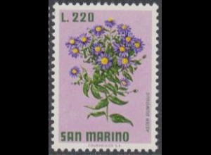 San Marino Mi.Nr. 993 Blumen, Aster (220)
