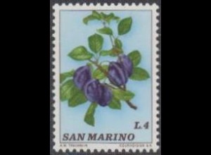 San Marino Mi.Nr. 1034 Pflaume (4)